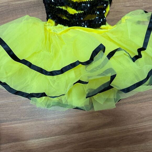 Bumble Bee Ballet Dress Costume Yellow and Black | Size 4 - Picture 3 of 10